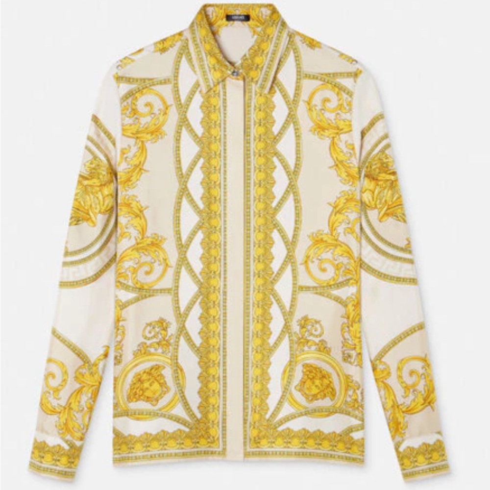 Versace silk shirt
